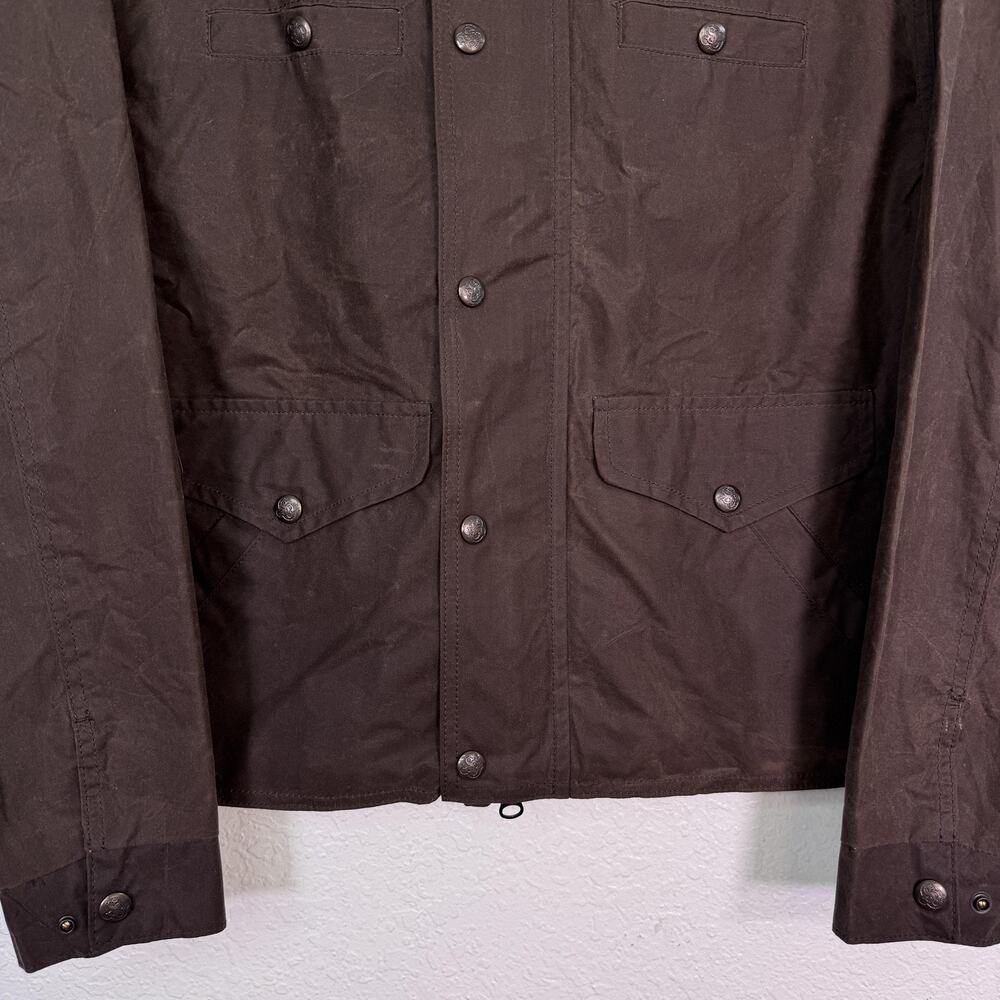 Schaefer Outfitter Rangewax Summit Jacket Mens Medium Brown Waxed Cotton Western - Picture 6 of 14